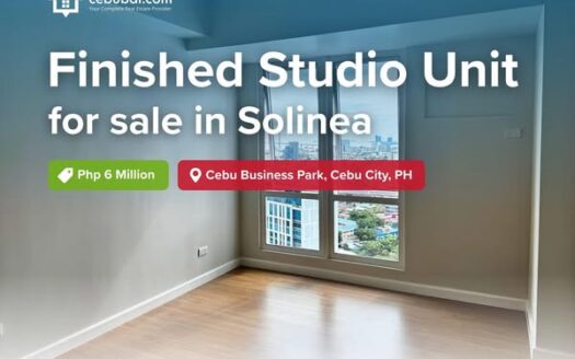 Studio Condominium For Sale in Cebu Business Park | Solinea Tower 4